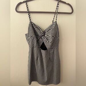 Superdown gingham mini dress